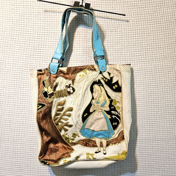 Disney Handbags - Alice in Wonderland Themed Tote Bag Canvas Disney